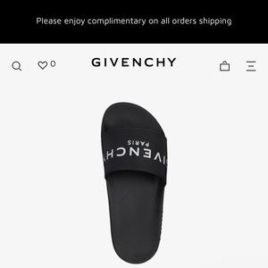 Givenchy Paris Flat Slides